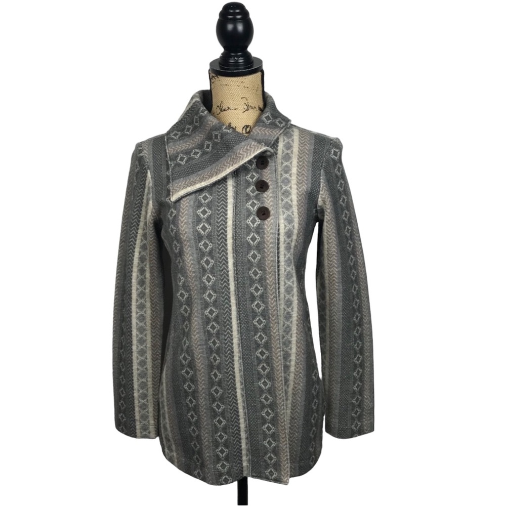 IBEX Reese Maya Wool Aztec Cardigan XS Classic